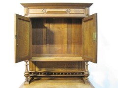 19th Century French Oak Sideboard – Cabinet; Henri II Renaissance Revival
