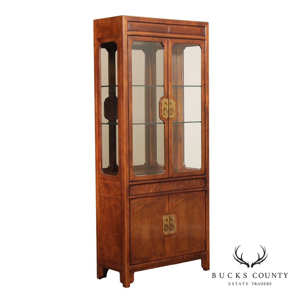 Henredon ‘Folio 16’ Asian Inspired Display Cabinet