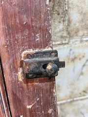Single cabinet door with original latch 17 5/8″ x 3/4″ x 53 11/16″