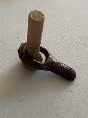 VINTAGE Wooden Latches for wood cabinets- set of 2