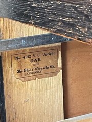 Antique No. 4142 V.C. Oak Barrister style The Globe Wernicke Co. file cabinet