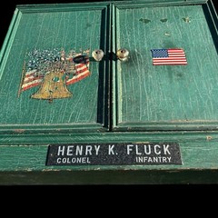 Vietnam US Army Military General Henry Fluck Officers Storage Cabinet Cupboard