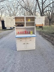 Rare FIND! Sellers Custom Space Saver Cabinet / Art Deco/ALL PAPERWORK. PU/OHIO