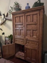 19th Century Piece Irish Pine Cupboard
