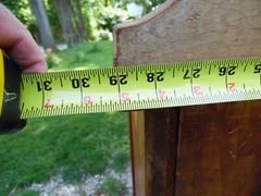 Antique 1880’s butternut? Commode small Dresser cabinet “29 W, H 34″ D 16”