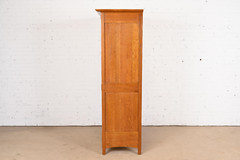 Stickley Mission Oak Arts & Crafts Media Armoire Cabinet