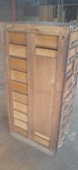 Antique 20 Drawer Lovely mitered Hardwood Wood Cabinet – USA -c