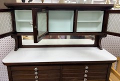 Antique 3 Door dental cabinet-American cabinet co-circa 1920’s Excellent Cond!