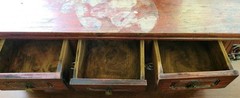 Antique Chinese Rosewood Tea Table Cabinet – VGC – EXQUISITELY CARVED – RARE