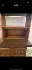 antique hutch cabinet
