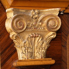 20th Century Pair of Large Rococo Inlaid Marquetry Cabinets, Sweden