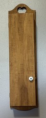 Vintage Wooden Wall Cabinet with Heart accent Cutout