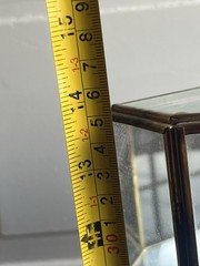Vintage Brass And Glass Mirrored Display/curio Cabinet