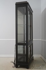 67485: HENKEL HARRIS Model 227 Black Curio Cabinet