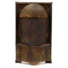 George III Mahogany Architectural Corner Cupboard