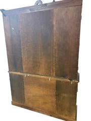 COUNCIL BANDED MAHOGANY INLAID CHINA CLOSET