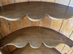 Vintage American Federal Pine Corner Cabinet