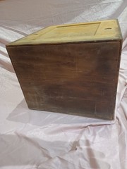 ANTIQUE U.S.P.O DEPT CARD CATALOG INDEX FILE 6 DRAWER CABINET. TIGER OAK