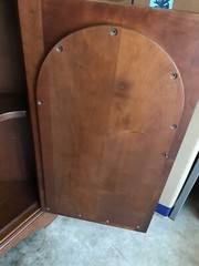 Fruitwood Corner China Cabinet