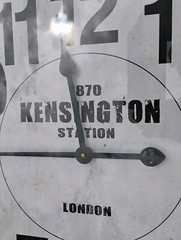 24″ Guaranteed Works 1890 Kinsington Station Subway London Quickly Shipped 💯