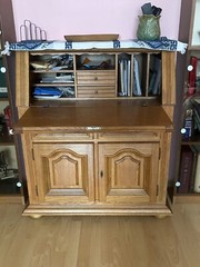 Secretaire – table – cupboard – antique