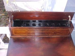 Antique wood Dental Cabinet apothecary vintage medical