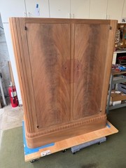 French Art Deco cabinet console table, circa 1925, designed by Clement Goyeneche