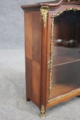 Salesman’s Sample French Louis XV Wall Mounted Vitrine Display Cabinet