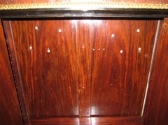 Louis XVI Style Demilune Sideboard Cabinet Server Sideboard