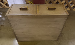 Antique Quarter Sawn Oak 2 Drawer Dovetail Card File Cabinet-5 x 9 Index Card