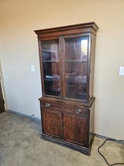 ANTIQUE BASSETT CHINA CABINET