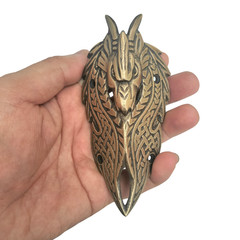 4pcs Vintage Solid Brass Dragon Box Corner Protector Decor Shelf Cabinet Hardwar