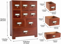 Farmhouse Rustic Medicine Small Vintage Chinese Cabinet Wood Tabletop Storage
