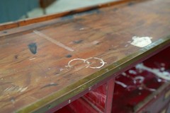 Antique Apothecary Cabinet Wood Drawer Store Counter Display Vintage industrial