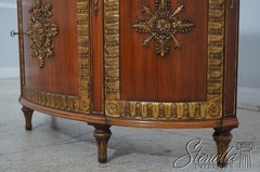 L65314: JOHN WIDDICOMB Neoclassical Ebonized Top Commode Cabinet
