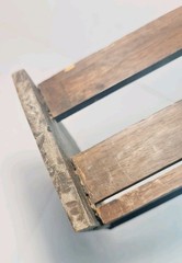 Small Wooden Freestanding Spice Rack/Cookbook Stand Hand Made Antique/Vintage