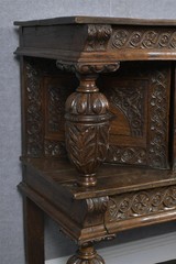 Antique Court Cupboard, Early Elizabethan, Carved Oak, 17th / 18th Century!!