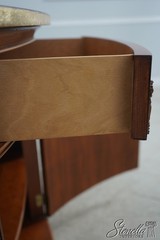 L65314: JOHN WIDDICOMB Neoclassical Ebonized Top Commode Cabinet