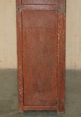 ANTIQUE VICTORIAN ORIGINAL PAINT CIRCA 1880-1900 TOOL SHED CUPBOARD IN PINE