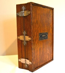 Antique Oak Receipts Cased Cabinet – Recapitulator – Dated 1905 – Country Store