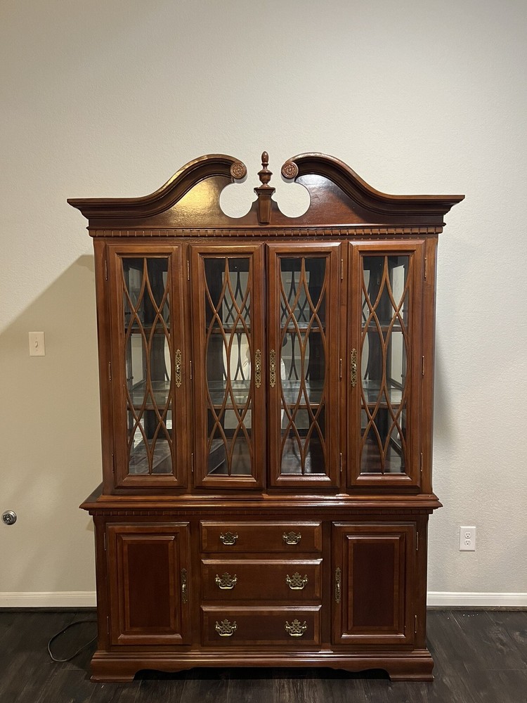 Henredon Breakfront Display Cabinet