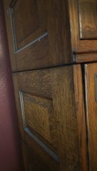 1910 Arts & Crafts large oak file cabinet 78″ tall x 40″ wide x 26″ deep