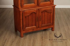 Guido Michele Italian Provincial China Display Cabinet