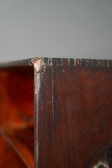 Antique Apothecary Cabinet Wood Drawer Shelf Organizer Vintage Counter Display