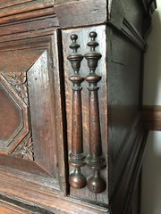 Rare 17th Century Court Cabinet Original Condition 1635-60