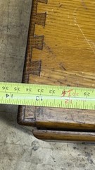 Vintage Wood Shaw Walker Card Catalog 2 Drawer Tiger Oak Library File Cabinet