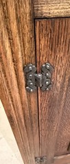 Jacobean Style Two Part Oak Court Cupboard with Decorative Carving