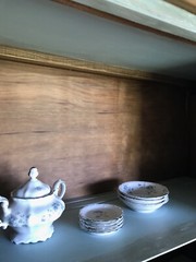 Antique China Cabinet – Glass – CUSTOM FRENCH-STYLE RESTORED
