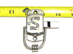 Sellers Kitchen Cabinet Latch “S” Type Nickel Plated Brass Left Side Door
