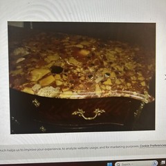 Antique French LXV style Bronze decorations Marble top 3 drawer dresser, 1900